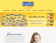 Tablet Screenshot of cerelus.com.br